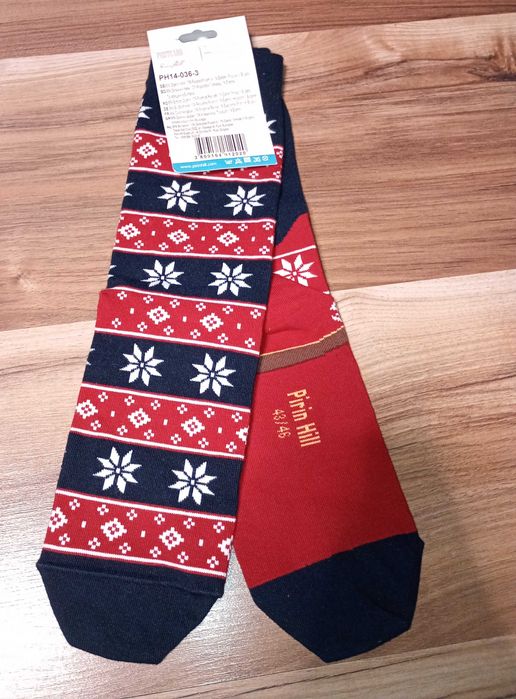 Świąteczne skarpety skarpetki męski rozm. 43/46