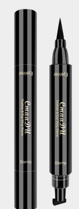 Kredka do oczu  czarny 2 w 1 Znacznik Eyeliner Płynny  Nowy