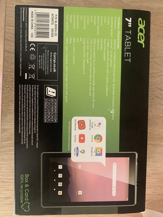 Планшет ACER найліпший друг
