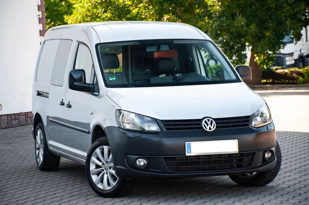 Volkswagen Caddy Long  2.0TDi 140 koni DSG Klimatronik Navi Alu Serwis z Niemiec