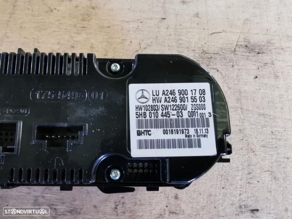 Modulo climatronic mercedes A180 A200 W176 A2469.001.708 A2469.015503
