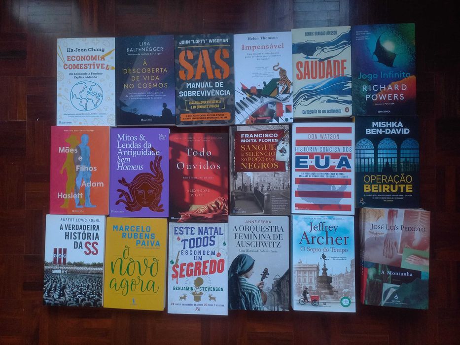 Lote de 70 livros