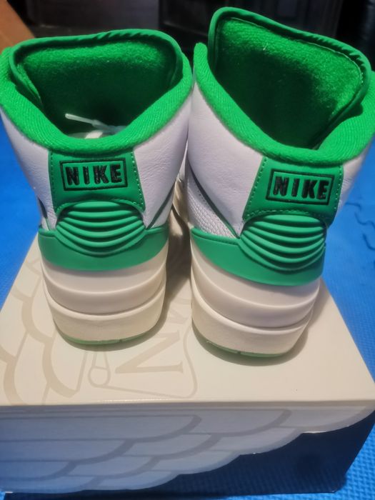Saldos até Domingo. Sapatilhas Nike Jordan 2 Retro Lucky Green TAM 42,5 como novas