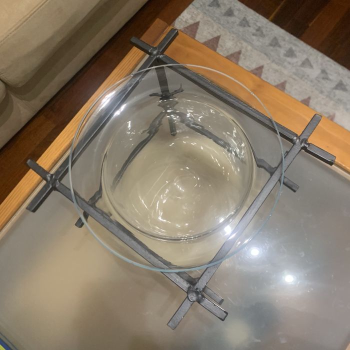 Peça decoração transparente