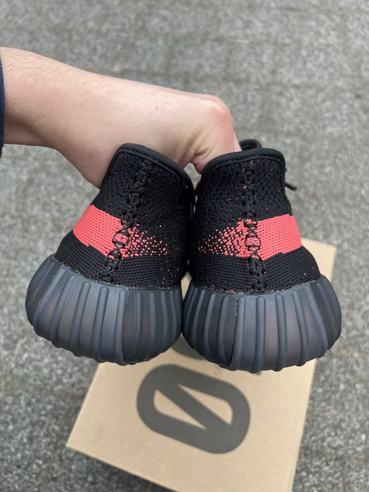 Adidas Yeezy Boost 350 V2 Red Stripe 2016 OG sneakersy niskie 41 1/3