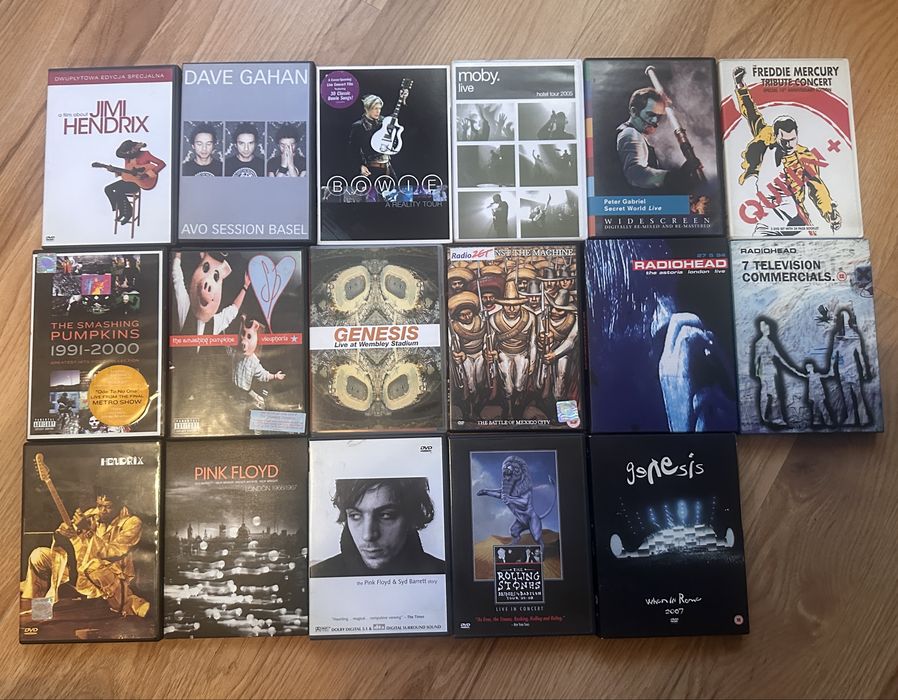 Zestaw plyt DVD - koncerty