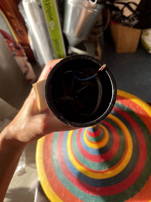 Candeeiro de Tecto Feito à Mão / Resina Cores  / Peça única