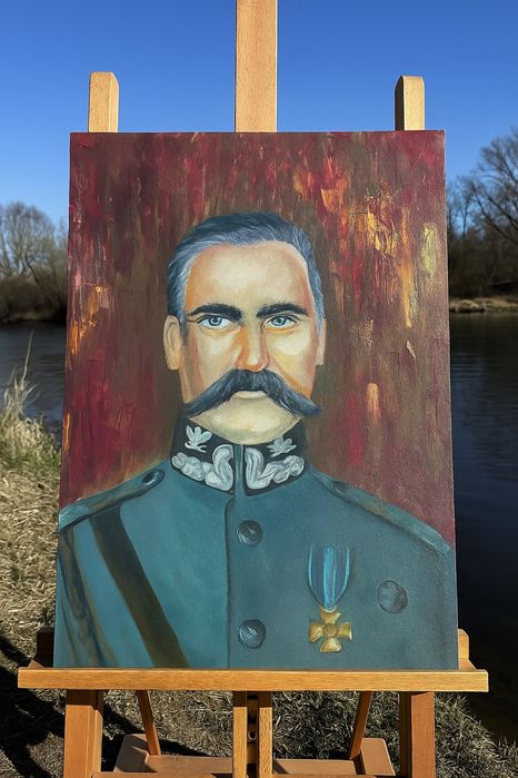 Portret Józefa Piłsudskiego 60x80