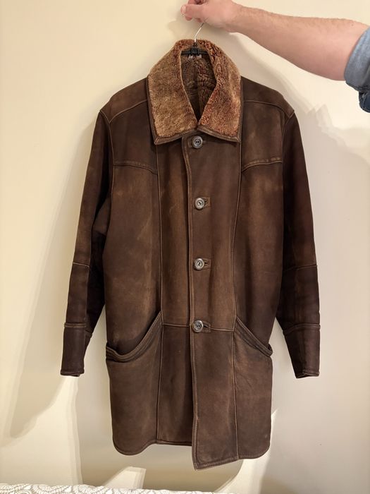 Casaco Seminovo em Pele Genuína (Interior e Exterior) – Estilo Vintage
