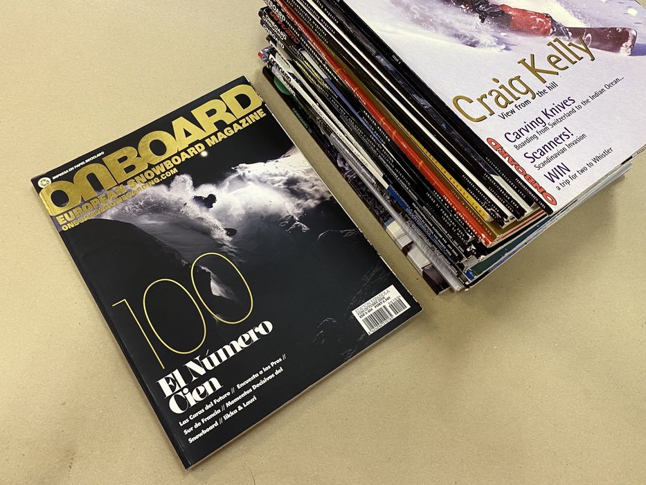 Collection of 25 Snowboard Magazines "Onboard", Issues #2–100