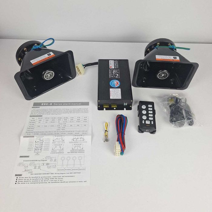 СГУ AS-630 400W – автомобільна сирена з мікрофоном та гучномовцем 12V