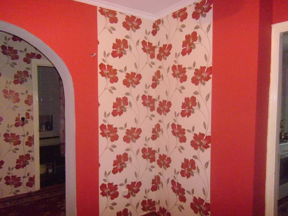 Поклейка обоев 60 гр м,покраска стен 45 гр м ( Все районы Киева ...