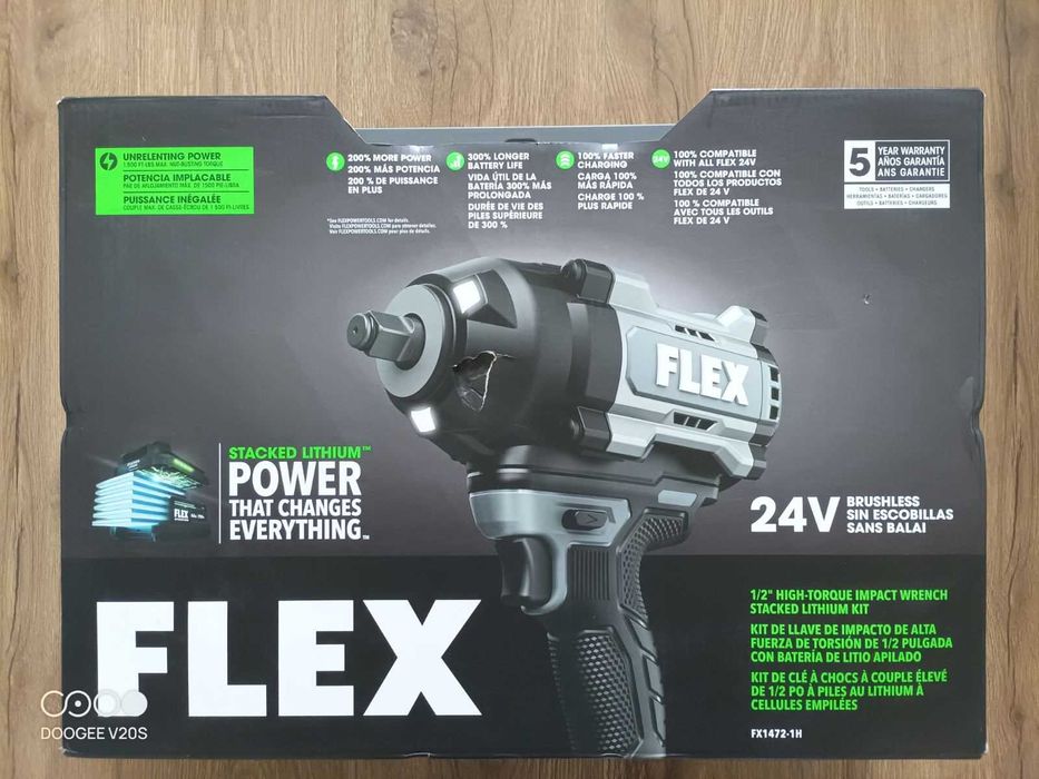 Flex FX1472 24V Brushless High Torque 1/2" Impact Wrench