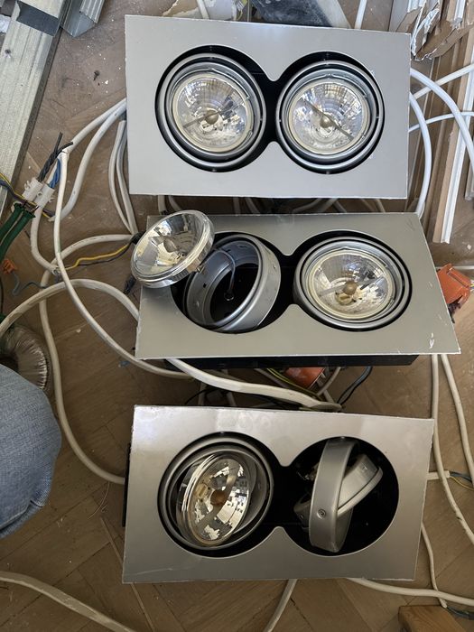 3 natynkowe lampy