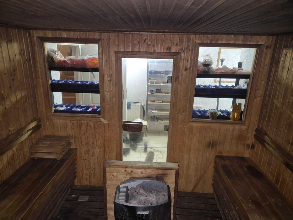 dom i ogród sauna