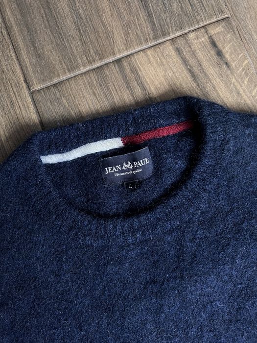 Luksusowy sweter Jean Paul / 33% MOHER + 33% WEŁNA MERINO