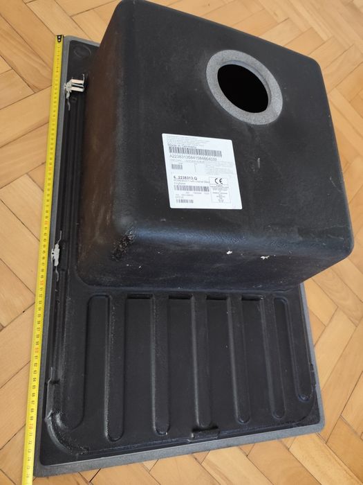 Zlewozmywak granitowy Romesco 1-komorowy z ociekaczem