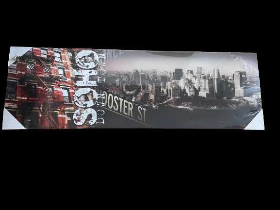 Duży nowoczesny  obraz New York SOHO 45x140cm