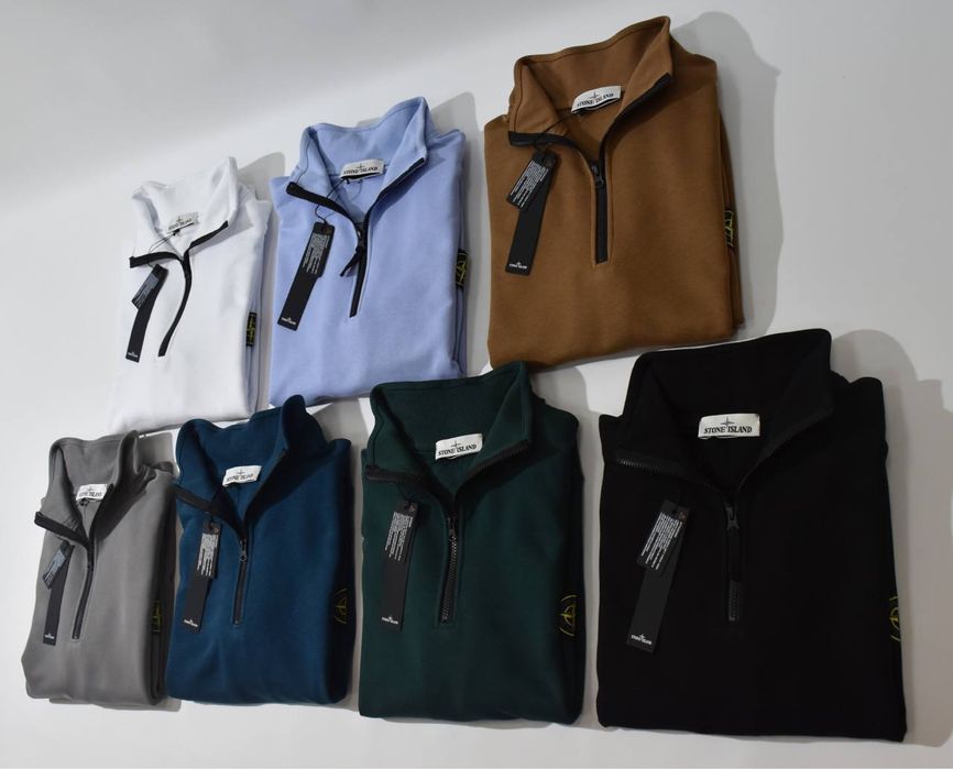 Зіп світшот STONE ISLAND 1/3/зип свитшот стон айденд/кофта stone айденд/свитшот стоник