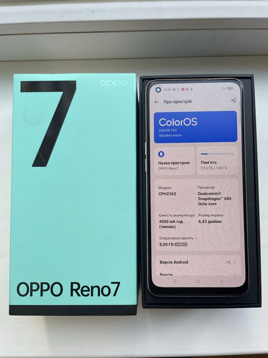 Смартфон Oppo Reno 7