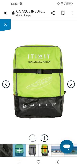 Kayak 2 lugares como novo