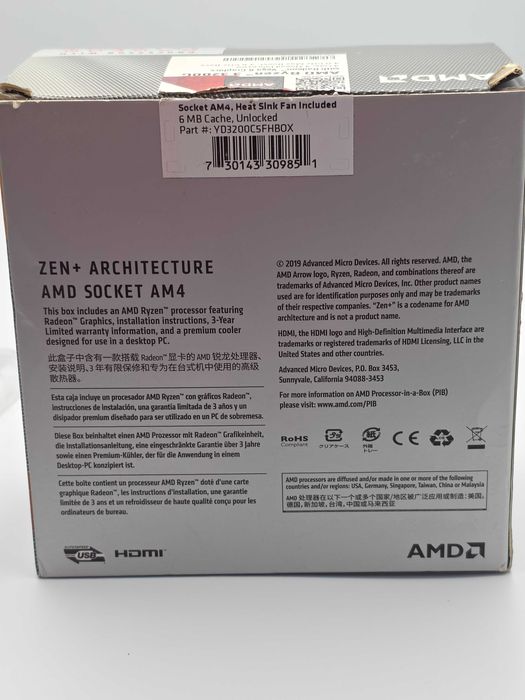 Procesor AMD Ryzen 3 3200G - GWARANCJA 6 miesięcy - WYSYŁKA