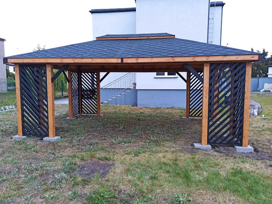 Altana altanka ogrodowa drewniana ,,Uppsala" 5x4m Hit !!!