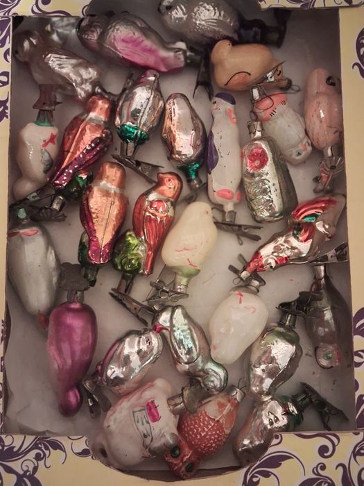 старые елочные игрушки