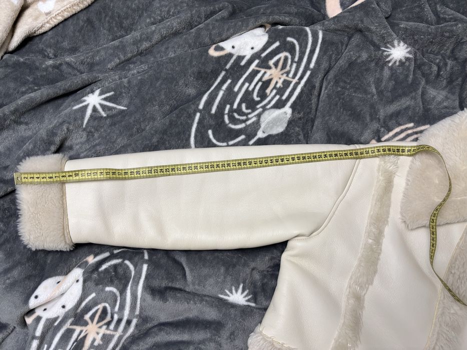 Тепла біла жіноча дублянка/дубльонка/пуховик/шуба /куртка