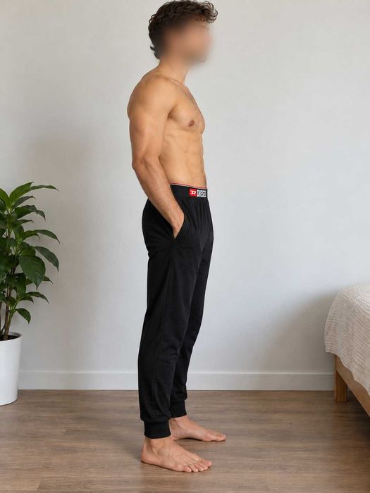 Diesel czarne spodnie męskie / joggery XL – nowe z metkami