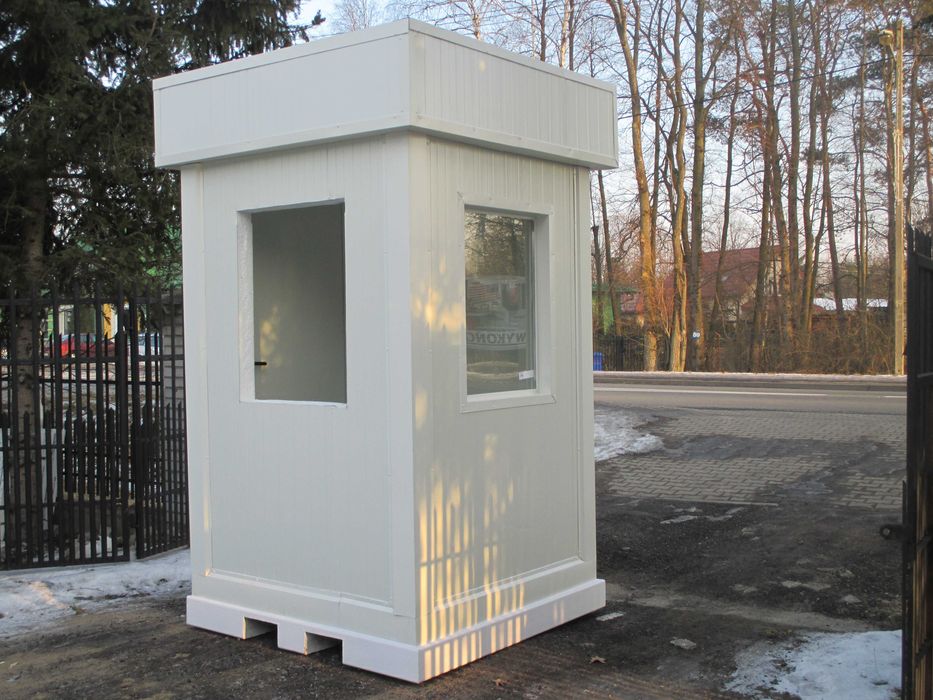 Pawilon Portiernia Wartownia Budka Parkingowa Stróżówka 2,6x2,4m
