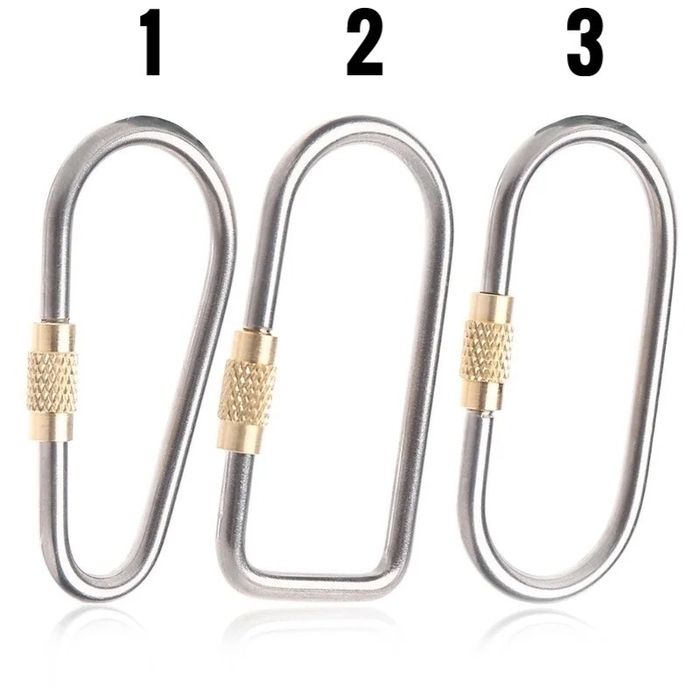 EDC ‼️ карабін/брелок з титану — 3 вида!