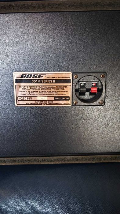 Colunas BOSE 301 Series II, Direct/reflecting, como novas.