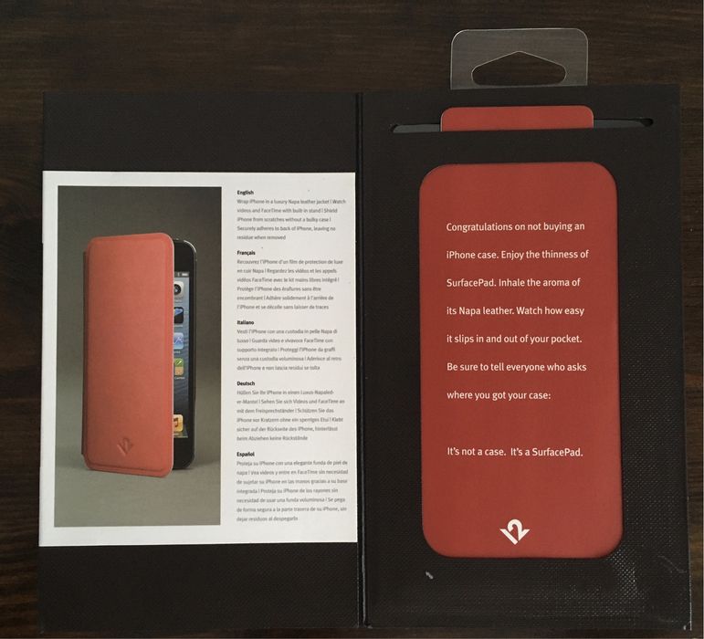 Twelve South SurfacePad iPhone 5, 5c, 5s, se, etui