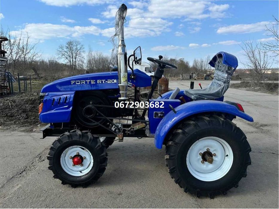 Мототрактор Forte RT-201 з фрезою та плугом ФОРТЕ безкоштовна доставка