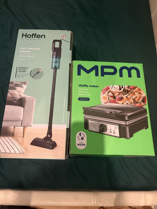 Odkurzacz gofrownica blender