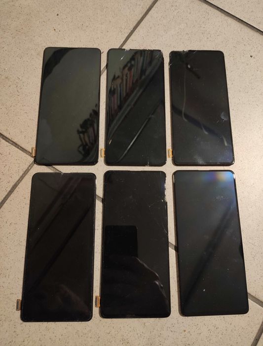 6 szt ekranów Xiaomi Mi9T z demontażu. Wyprzedaż TANIO - 5 zł/szt