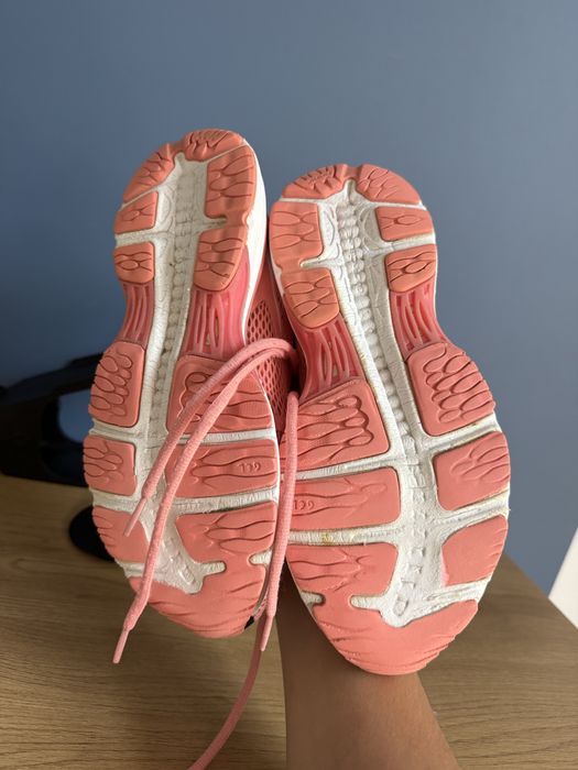 Кросівки Asics жіночі, 39 розмір, 24,5 см, рожеві, спортивні, оригінал