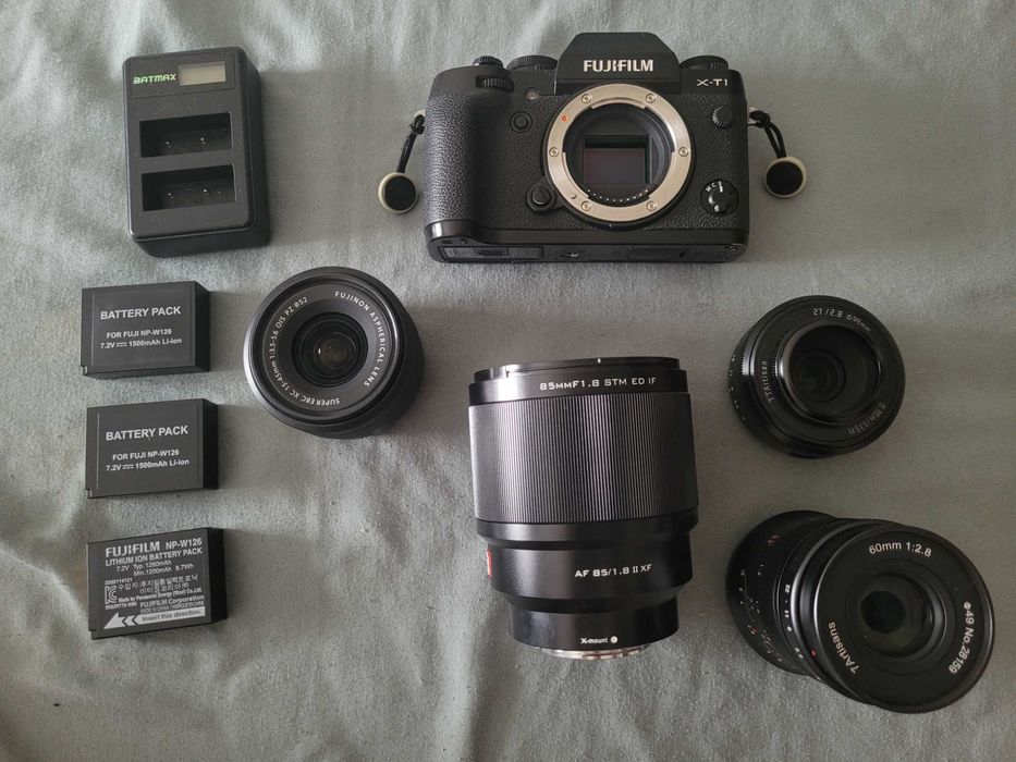 Câmera Fujifilm X-T1 + acessórios