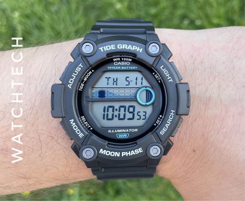 Годинник наручний Casio WS-1300H-1A новий оригінал з підсвіткою