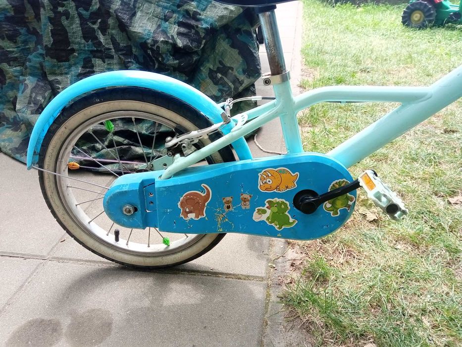 Rower B-Twin 16 cal jasny niebieski