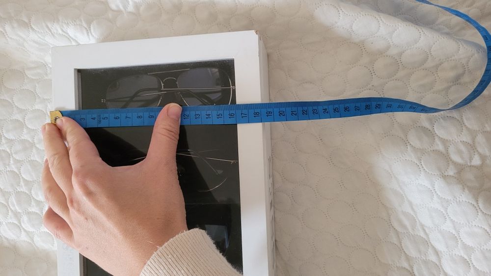 Drewniane pudełko na okulary +okulary