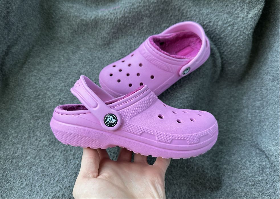 Оригінальні дитячі утеплені крокси Crocs 32,5-33 розмір j1 сабо клоги