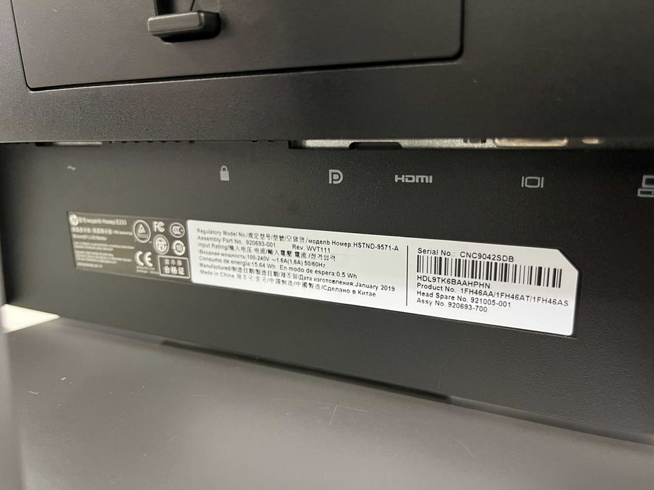 Monitor HP 24" usado425906930095247361
