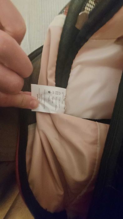 Bolsa para transporte para gatos vermelha tamanho M