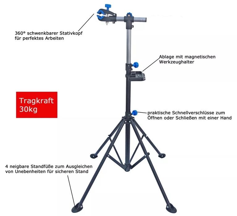 Nowy stojak serwisowy rowerowy red loon do naprawy czyszczenia roweru