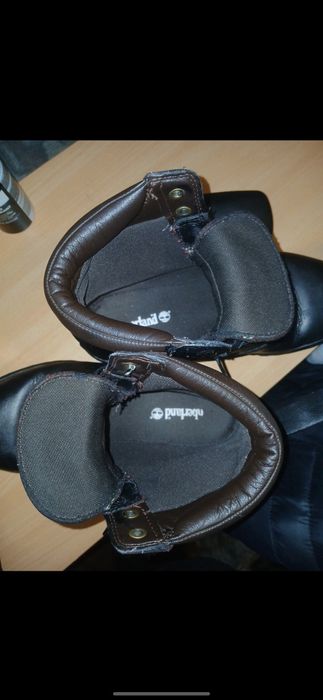 Timberland preta personalizada