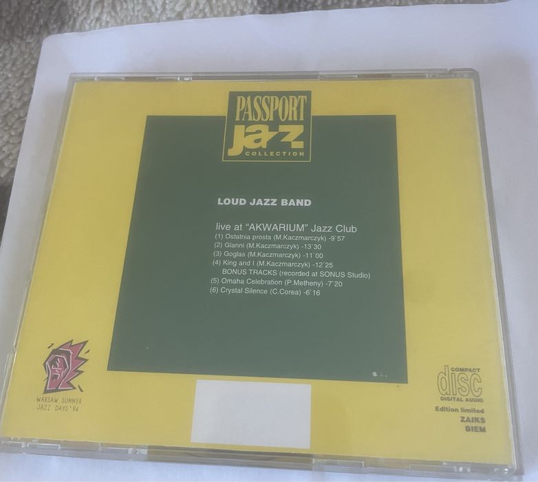Unikatowa płyta cd Loud Jazz Band z 1994 r.