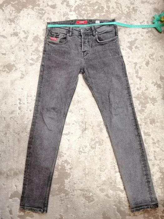 Чоловічі Джинси "LOUIS" (Skinny Fit, W33, Сірий)