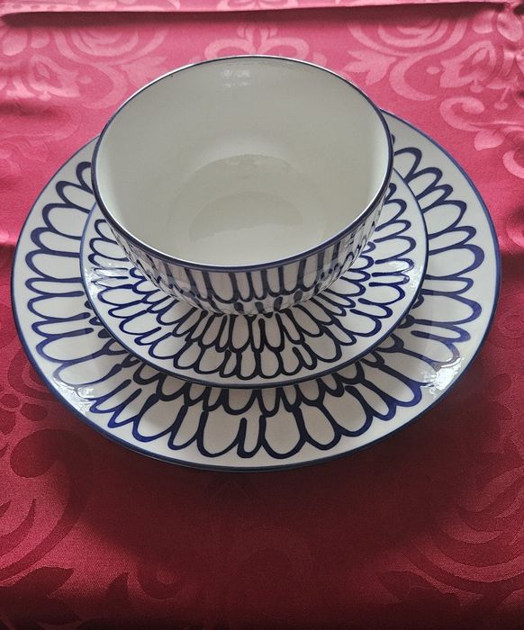 Serwis obiadowy MG Home Fiori 12 szt. dla 4 osoób